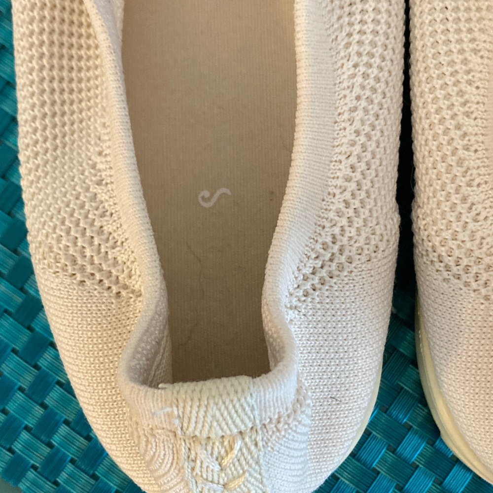 Soludos Off-White Knit Sneakers Women Size 10 - Picture 8 of 16